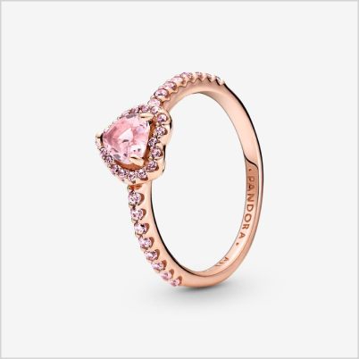 imagen de anillo rosa pandora